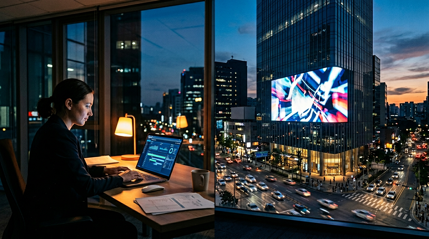 Digital out-of-home operations and scheduling